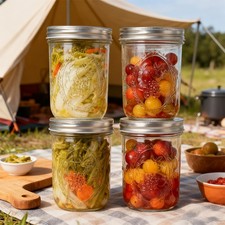 4pcs 500ml Mason Jars