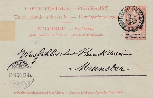 Belgium 1900 postal - 1900:,
