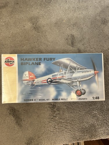 Airfix hawker fury biplane - fury,