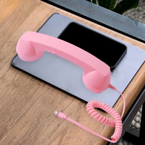 Retro telephone wired handset - retro,