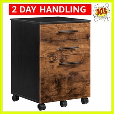 3-Drawer File Cabinet, Wooden