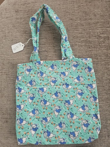 Handmade fabric tote - handmade,