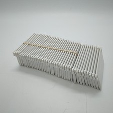 40 x 3.5" x 2" First Blinds White Plastic Vertical Blind Slat Weights