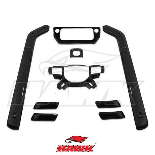 Gloss black interior trim - gloss,