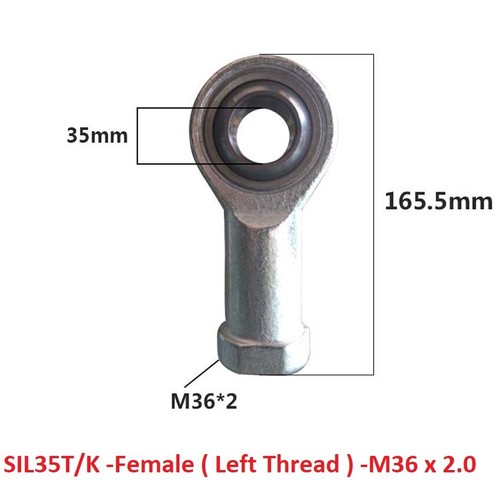 Female male rod - female/male, end