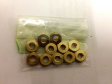12 BA Brass HALF Nuts pack of 10 - 12ba - HALF NUTS