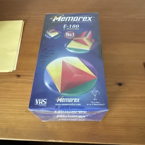 E180 blank vhs video tape - blank,