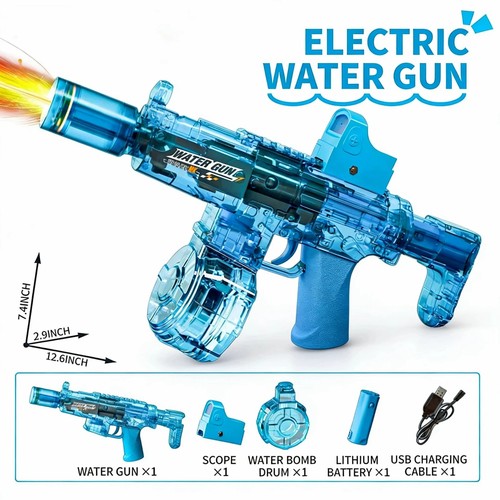 Electric water gun 36ft - water,