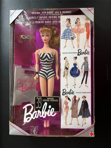 Mattel 35th anniversary barbie - mattel,