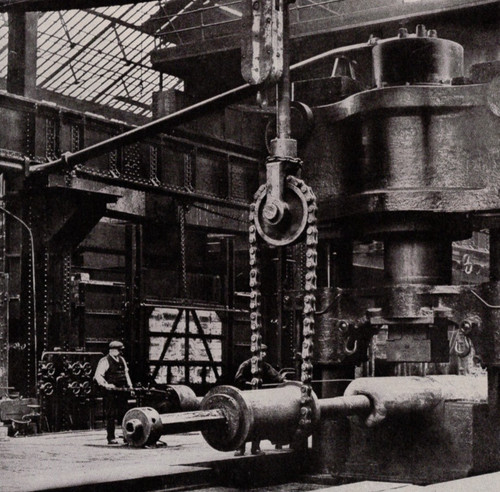 Forging press cannon - cannon, ordnance