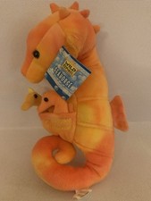 Wild Republic Seahorse & Babies Soft Toy Plush 11” Melbourne Aquarium