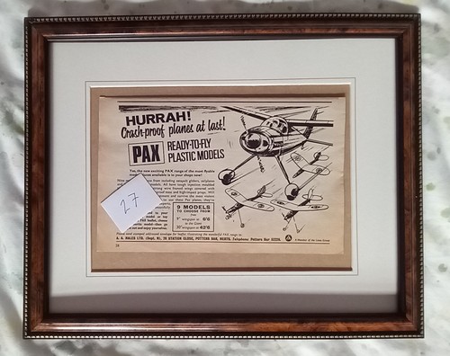 Pax aircraft model - model, advert
