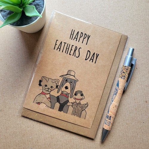 Hectors house fathers day card - house,