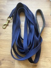 Lunge Rein Lunge Line Looped Handle Blue 22’4”