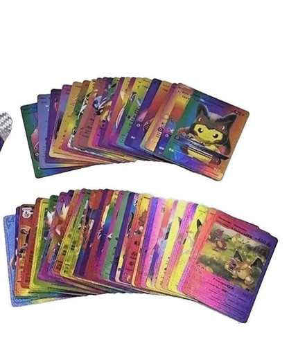 55pcs pokemon card foil gold - pokemon,