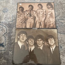 3 Beatles VINTAGE PHOTOS, 2 Sgt Pepper era and early Beatles era