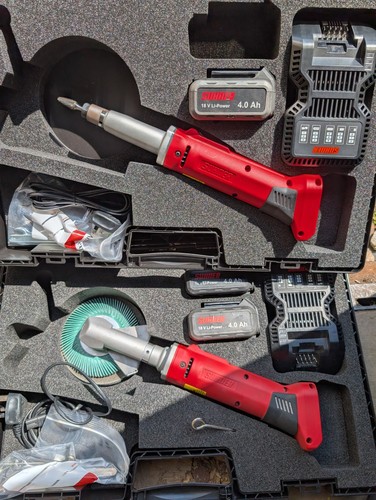 Fillet weld grinder and - weld,