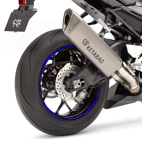 Blue inch tape stripe rim - blue, 17