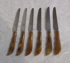 6 Small Side Dessert Knives