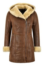 Ladies Sheepskin Jacket Copper