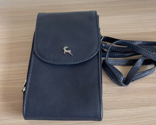 Ashwood Leather Crossbody Phone Bag Shoulder Bag Small New navy QVC