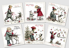 Christmas Vintage Sketch Style