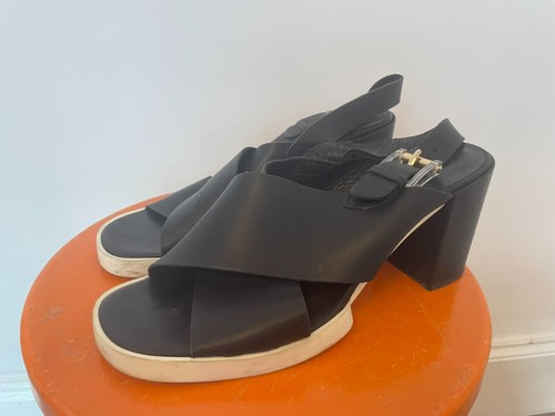 Miista black block heel - miista,