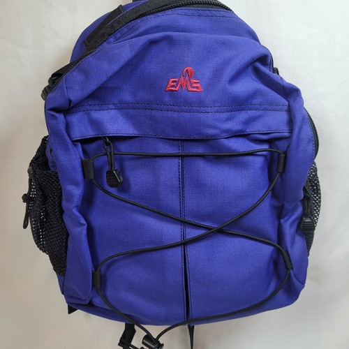 Vintage 90s ems backpack blue - 90s,