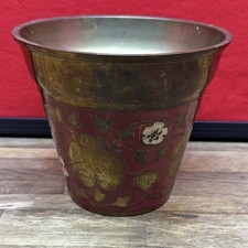 Brass Planter Round Plant Pot