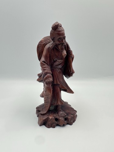 Vintage hand carved wooden - hand-carved,