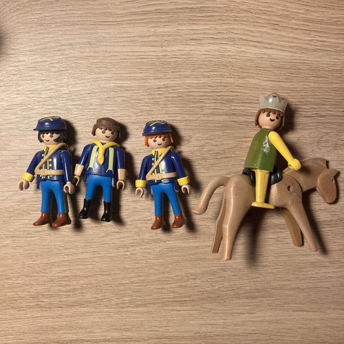 Vintage playmobil cavalry - vintage,