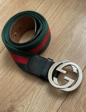 Gucci Belt 100% Authentic 411924 Size 95/38 Green Red Web Stripe RRP £360