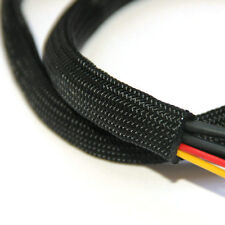 Braided Sleeving - Braid Cable Wiring Harness Loom Protection - Black