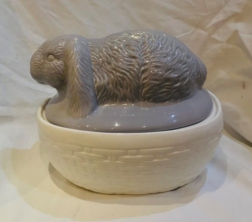 Next rabbit basket - rabbit, ceramic