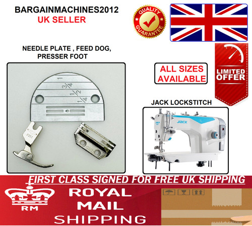 Guage set needle plate feed - e,