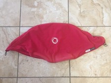 Bugaboo Cameleon Tailored Fleece Fabric Hood Canopy Red  Free UK P&P Faded #3