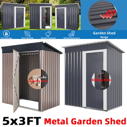 3ft garden shed galvanised - 5,