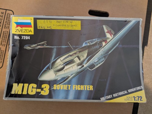 Zvezda mig 3 soviet - 1/72 mig-3,