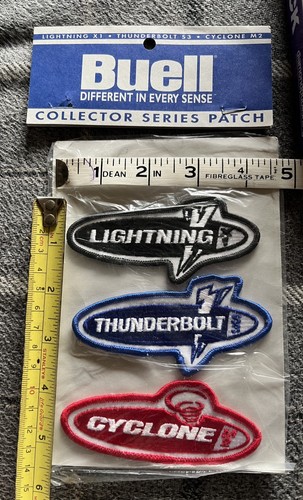 Genuine buell sew patches - genuine, on