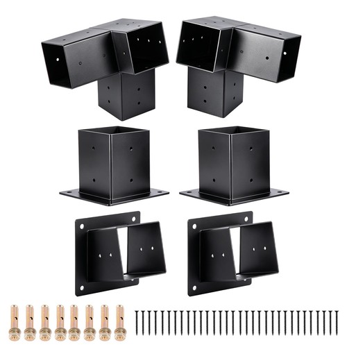 6pcs pergola brackets slant - 6pcs,
