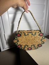 Vintage 1940s bamboo beads - ,