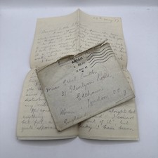 WW1 1917 Handwritten Letter
