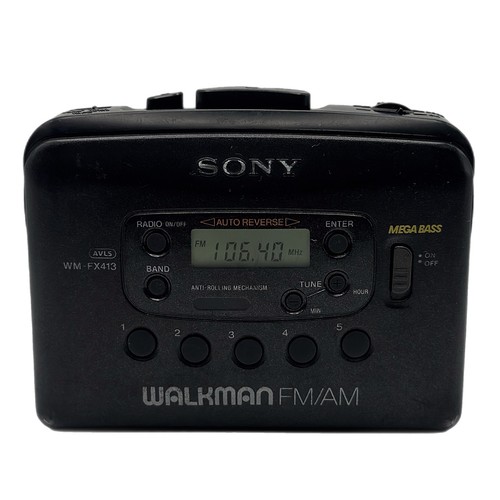 Sony fx413 walkman am - sony, fm