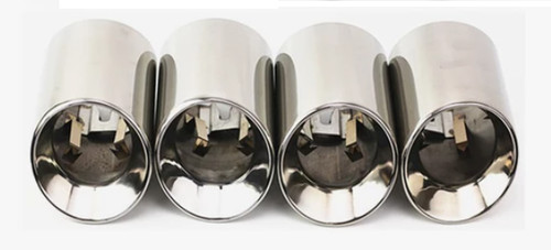 Silver slip on exhaust - 3.75", slip-on