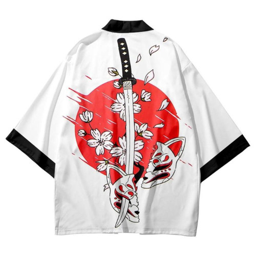 Mens kimono jacket - jacket, coat