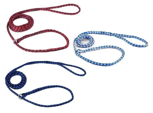 Braided poly dog leads slip - braided,