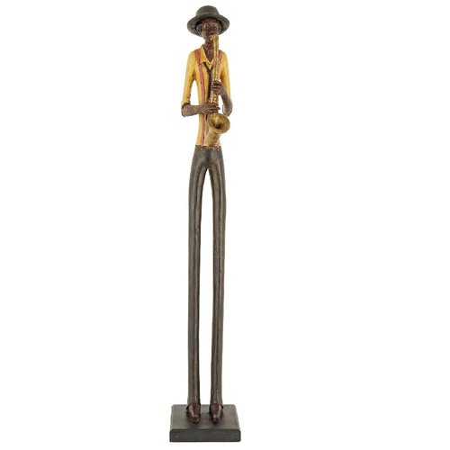 Resin standing jazz musician - standing,
