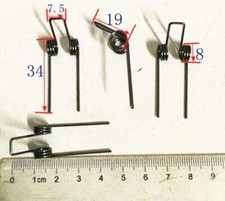 6pcs Double torsion spring Torsion spring New Wire diameter: 1mm
