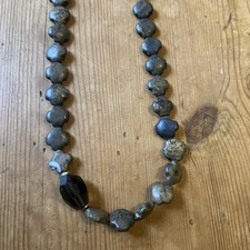 Mimco chunky necklace Agate & Glass  beaded statement Piece