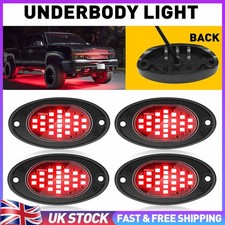 Red 24LED 4 Pods RGB LED Under